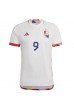 België Romelu Lukaku #9 Voetbaltruitje Uit tenue WK 2022 Korte Mouw